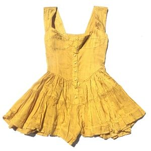 BRAND NEW Vanessa Mooney Elisabeth Romper - Marigold